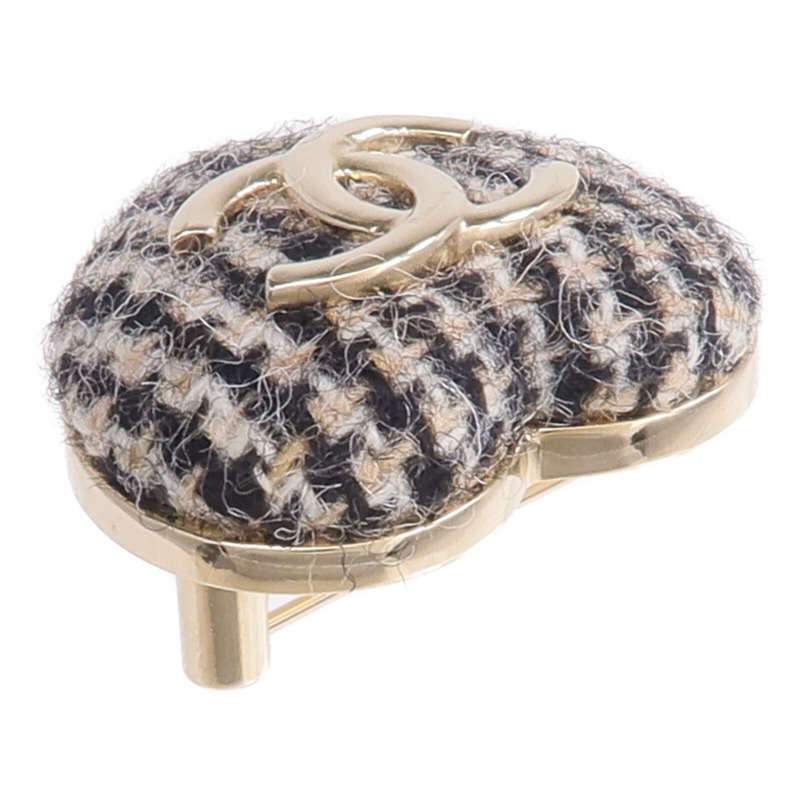 CHANEL 金屬/粗花呢Brooch胸針-4