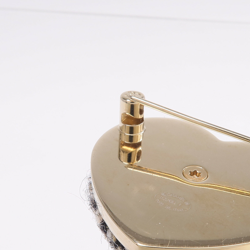 CHANEL 金屬/粗花呢Brooch胸針-6