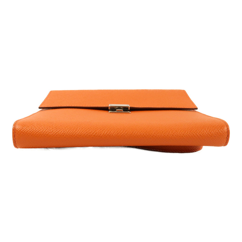 HERMES 【Hermes Fair】Epsom皮革Clic 16銀扣肩背袋Cuivre-3