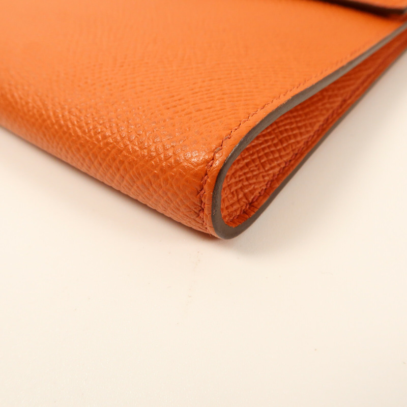 HERMES 【Hermes Fair】Epsom皮革Clic 16銀扣肩背袋Cuivre-5