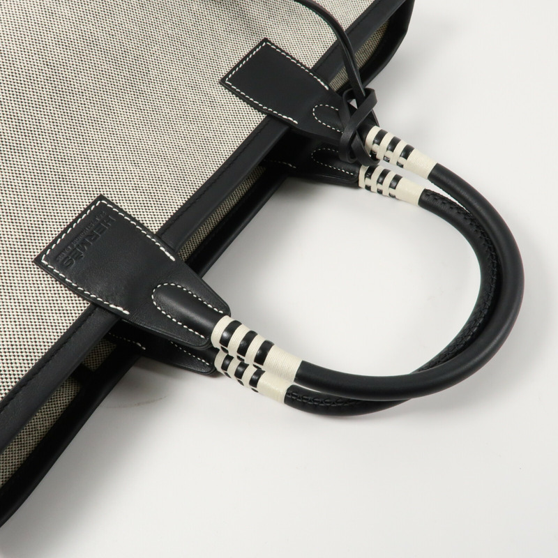 HERMES 【Hermes Fair】帆布Steeple 25手挽袋-13