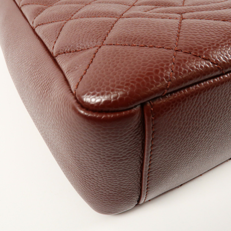 CHANEL 牛皮皮革PST Petite Shopping Tote Bag銀扣肩背袋-10