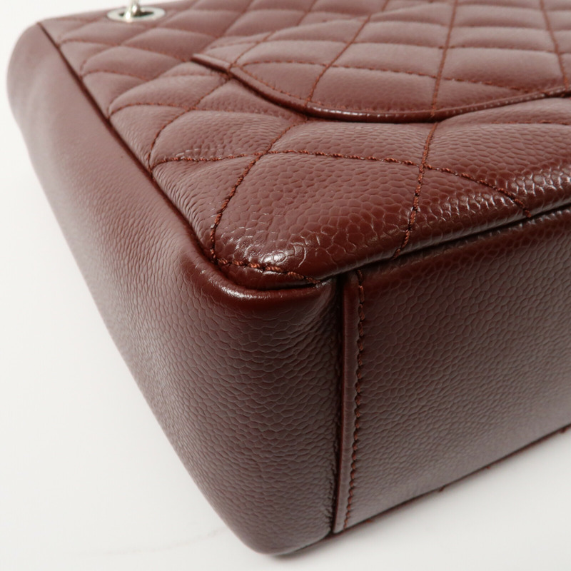 CHANEL 牛皮皮革PST Petite Shopping Tote Bag銀扣肩背袋-12