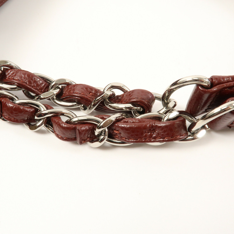 CHANEL 牛皮皮革PST Petite Shopping Tote Bag銀扣肩背袋-16