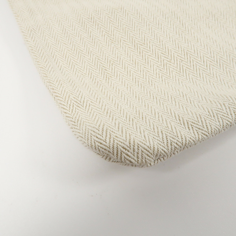 HERMES 【Hermes Fair】帆布/Swift皮革Aline銀扣肩背袋-4