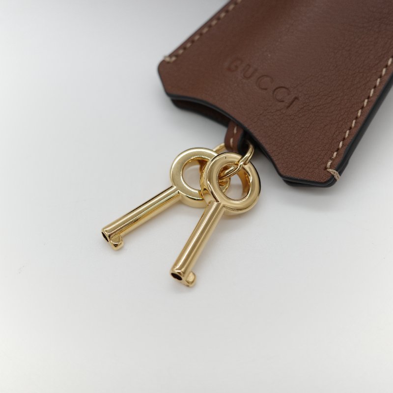 Gucci 古馳 Padlock 經典棕色 GG Supreme帆布 黑白雙色小牛皮 金屬鎖扣 頂部手提斜背兩用包-14