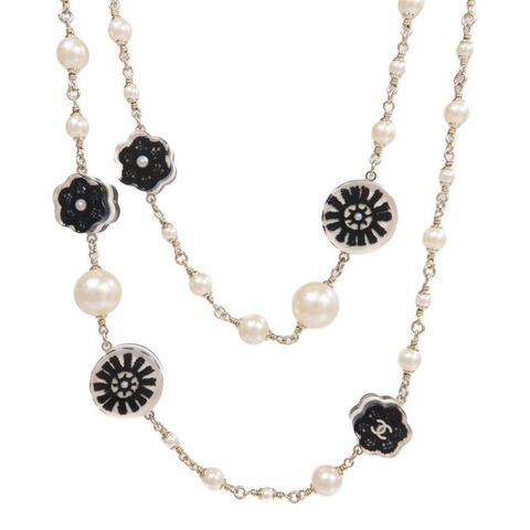 CHANEL PVC/金屬Necklace項鍊