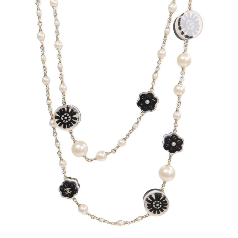 CHANEL PVC/金屬Necklace項鍊-1