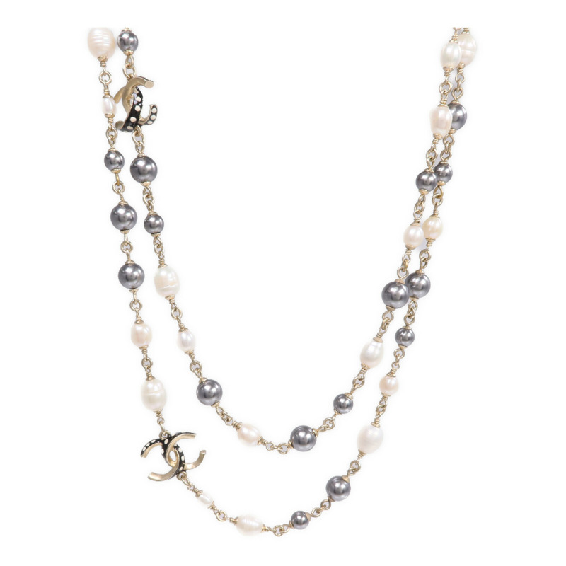 CHANEL PVC/金屬Long Necklace項鍊-1