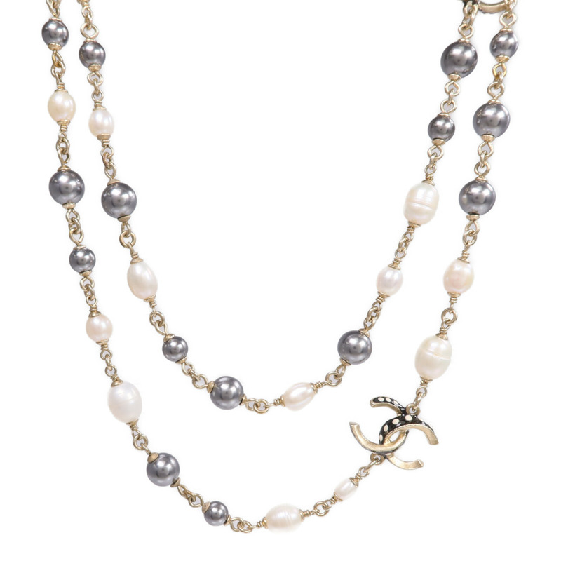 CHANEL PVC/金屬Long Necklace項鍊-2