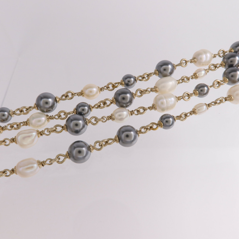 CHANEL PVC/金屬Long Necklace項鍊-3