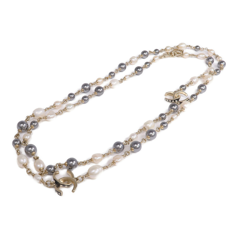 CHANEL PVC/金屬Long Necklace項鍊-4