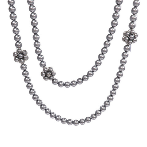 CHANEL PVC/金屬Long Necklace項鍊