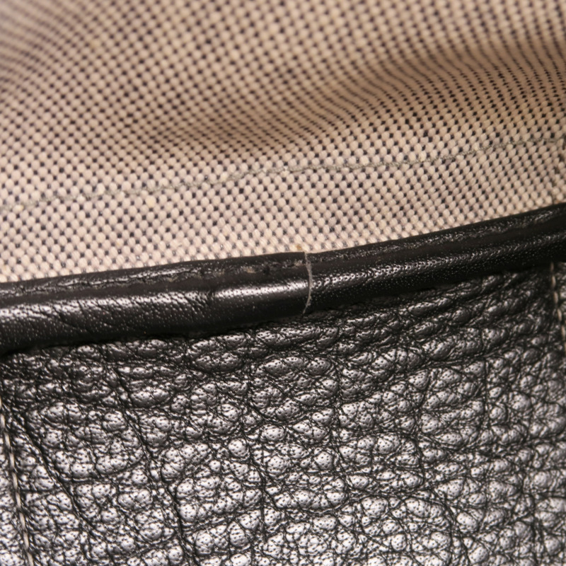 HERMES 【Hermes Fair】帆布Garden Party Zip銀扣手挽袋-13