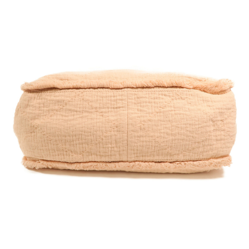 CHANEL 帆布Deauville Tote Bag銀扣手挽肩背兩用袋-3