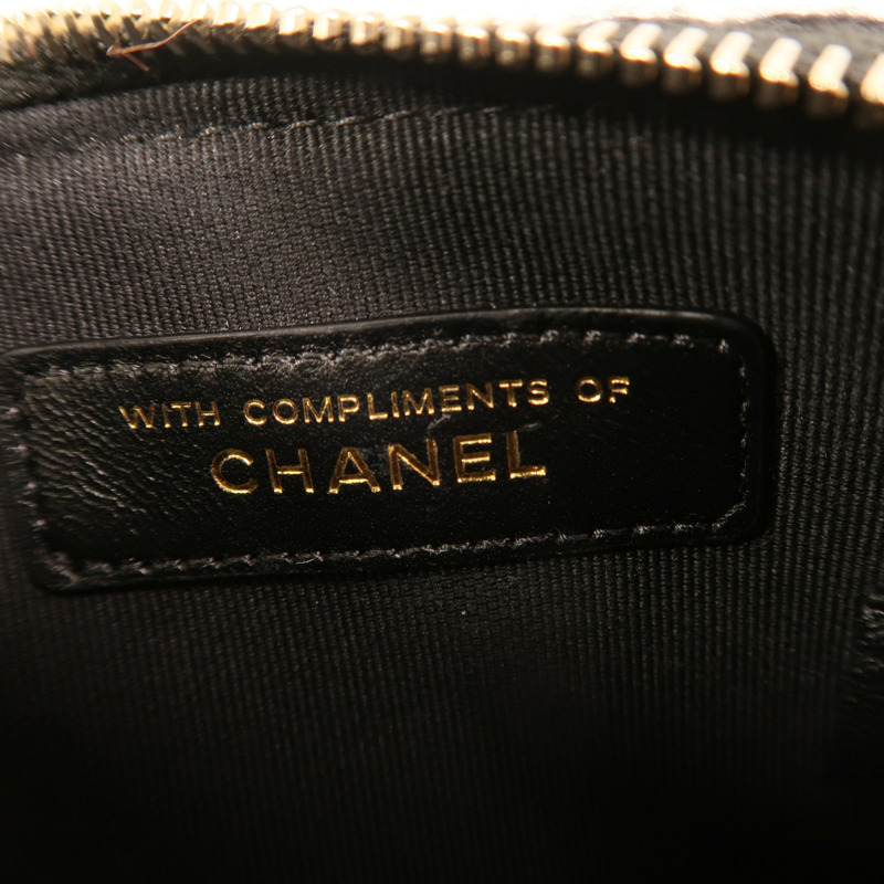 CHANEL 粗花呢Mini Clutch With Chain Bag金扣鏈帶肩背袋-5