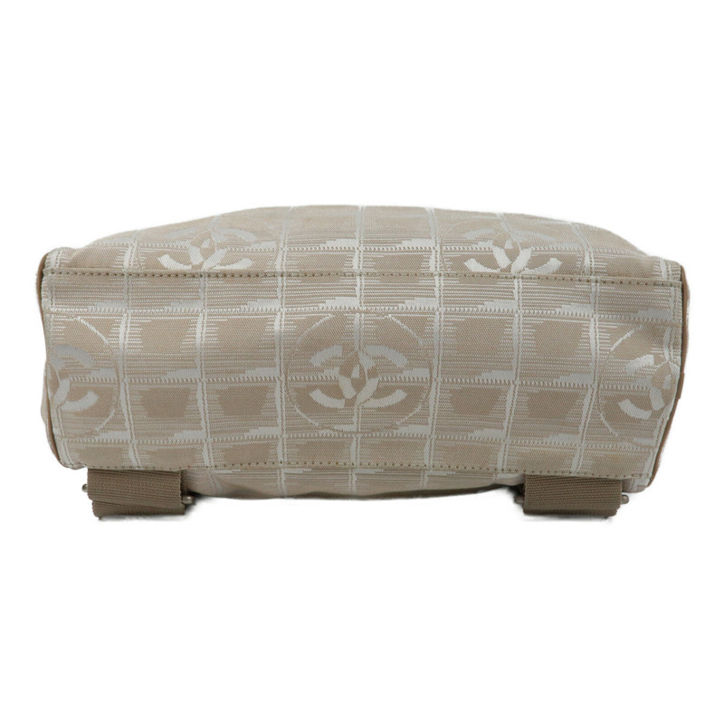 CHANEL 帆布New Travel Line Backpack銀扣背包-3