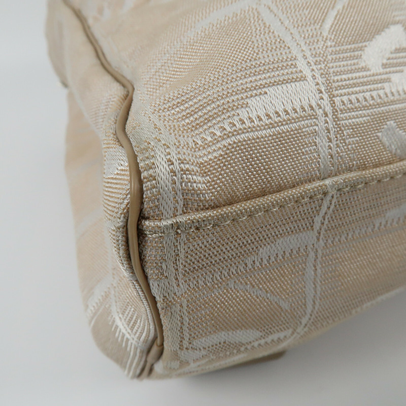 CHANEL 帆布New Travel Line Backpack銀扣背包-6