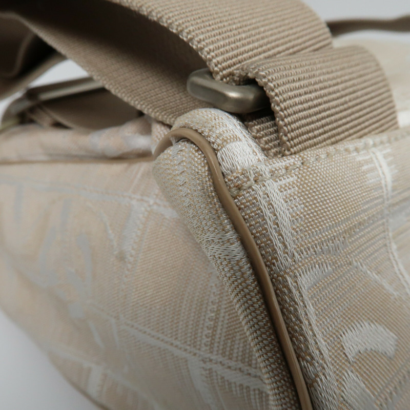 CHANEL 帆布New Travel Line Backpack銀扣背包-8