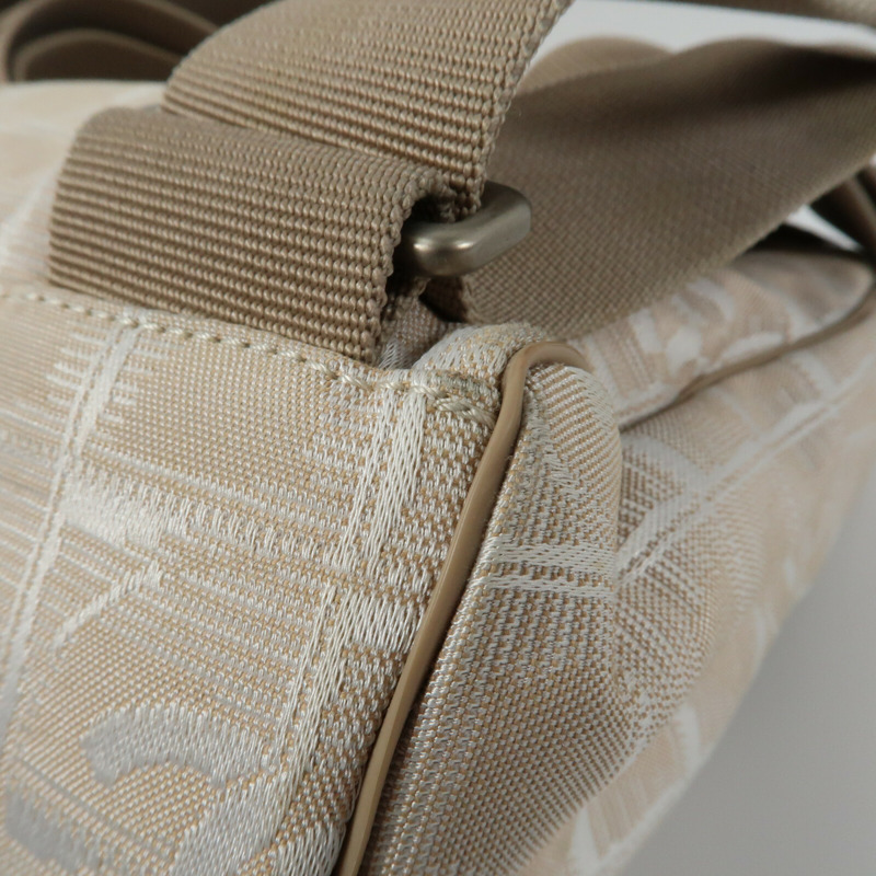 CHANEL 帆布New Travel Line Backpack銀扣背包-9