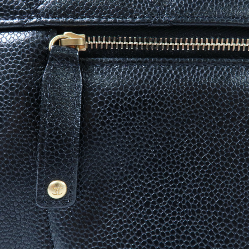 CHANEL 牛皮皮革Chain Shoulder金扣鏈帶肩背袋-8