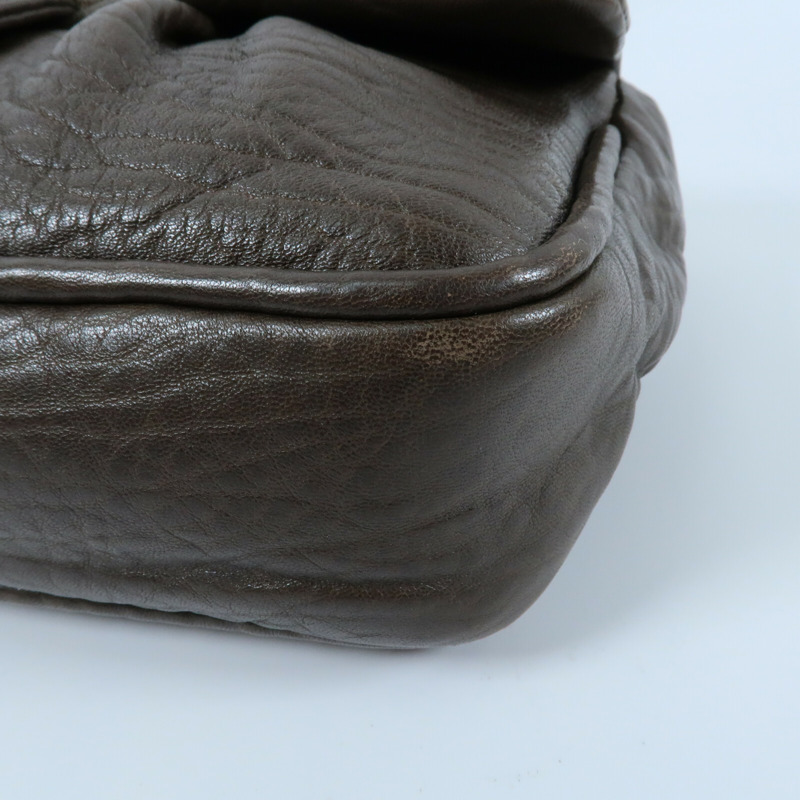 CHANEL 牛皮皮革Shoulder Bag銀扣鏈帶肩背袋-5