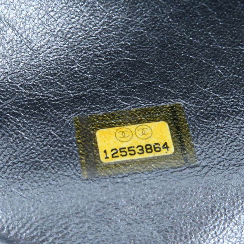 CHANEL 牛皮皮革Shoulder Bag銀扣鏈帶肩背袋-11