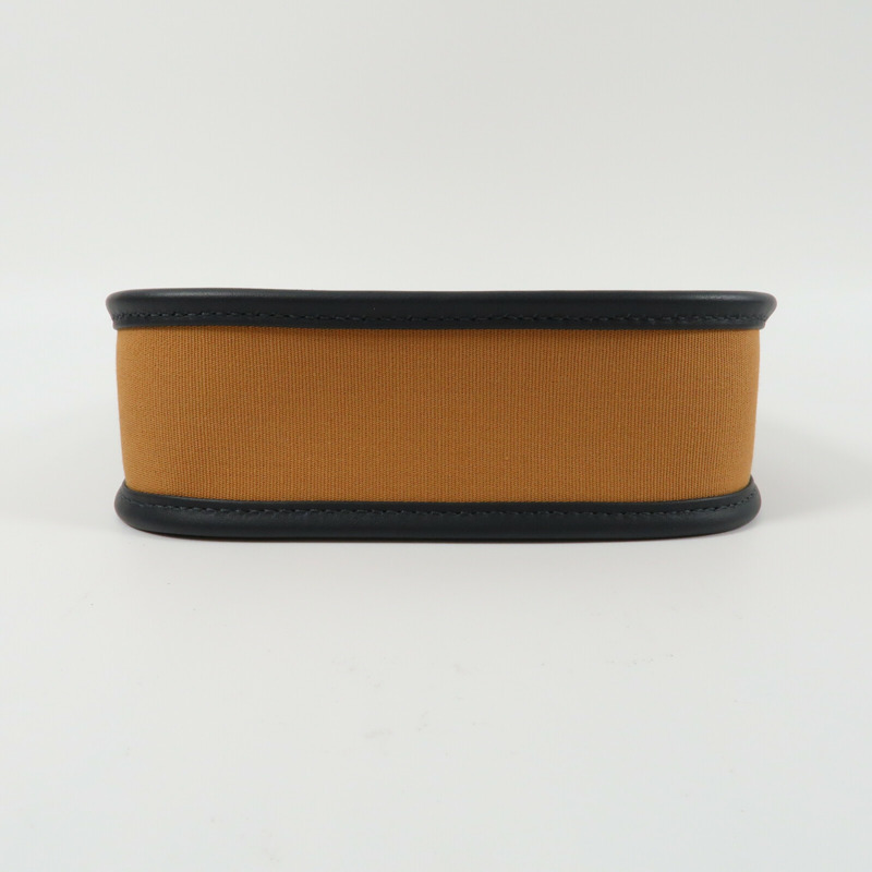 HERMES 【Hermes Fair】Swift皮革/Toile Officier Evelyne TPM銀扣肩背袋Dune/Caban/Cassis-3