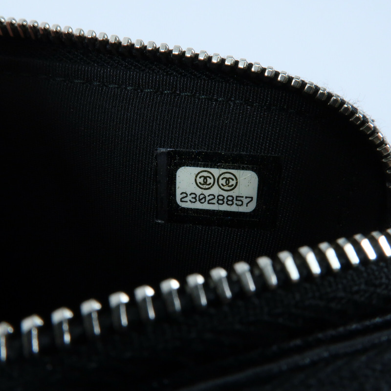 CHANEL 牛皮皮革Boy Double Zip Clutch Bag銀扣鏈帶肩背袋-11