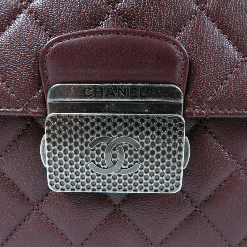 CHANEL 牛皮皮革CC University Flap Bag鏈帶手挽肩背兩用袋-10