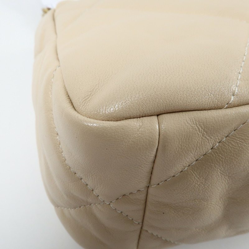 CHANEL 羊皮皮革C19 Small鏈帶手挽肩背兩用袋-6