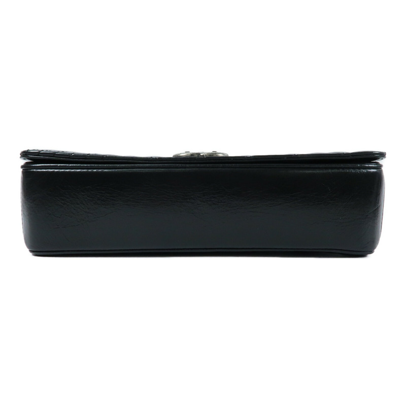 CHANEL 牛皮皮革Coco Boy Flap Bag鏈帶肩背袋-3