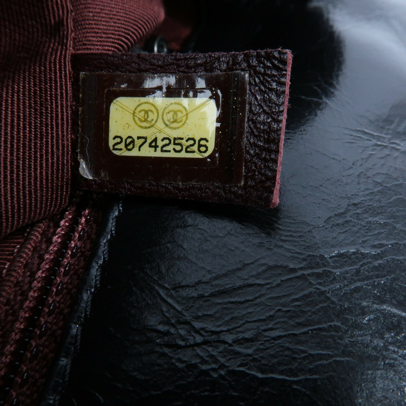 CHANEL 牛皮皮革Coco Boy Flap Bag鏈帶肩背袋-11