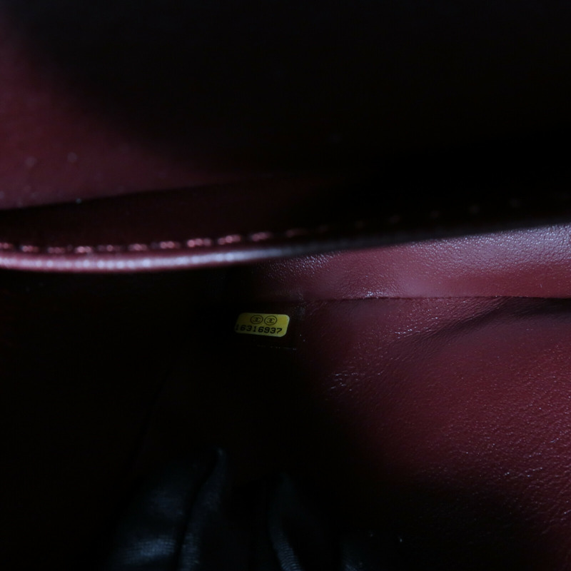 CHANEL 羊皮皮革Classic 25金扣鏈帶肩背袋-15