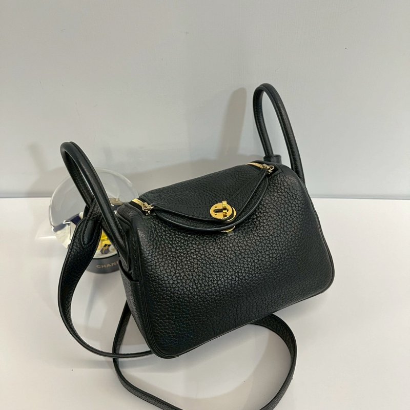 Hermes Mini Lindy 二代 黑金 全新閒置 B刻-0
