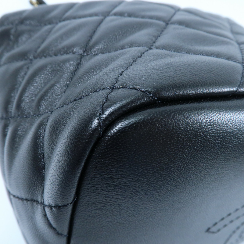 CHANEL 羊皮皮革Small Hobo金扣鏈帶手挽肩背兩用袋-4