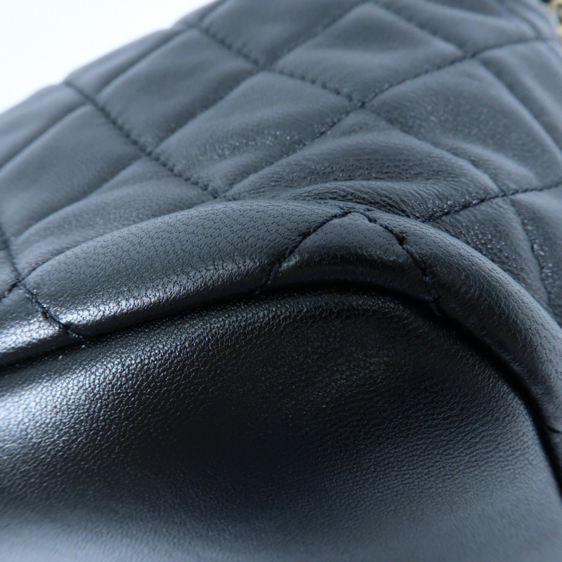 CHANEL 羊皮皮革Small Hobo金扣鏈帶手挽肩背兩用袋-5