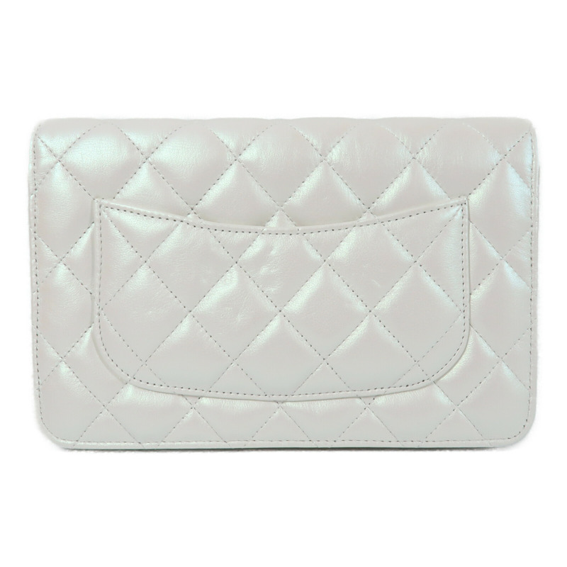 CHANEL 羊皮皮革WOC Wallet On Chain金扣鏈帶肩背袋-1