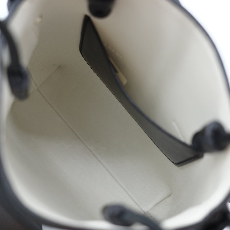 Chloé 蔻依 Sense 經典黑色 拋光小牛皮 微型  立體刺繡 Logo 迷你兩用托特包-20