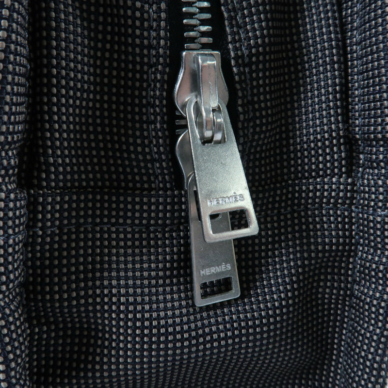 HERMES 【Hermes Fair】帆布Fourre Tout Tote MM銀扣手挽袋-4