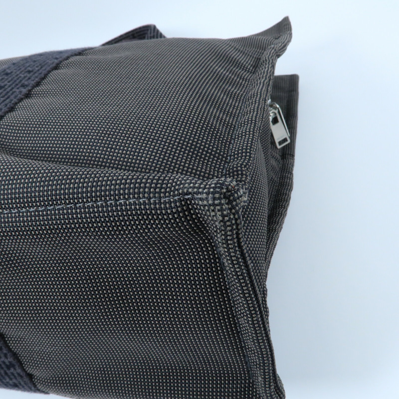 HERMES 【Hermes Fair】帆布Fourre Tout Tote MM銀扣手挽袋-7