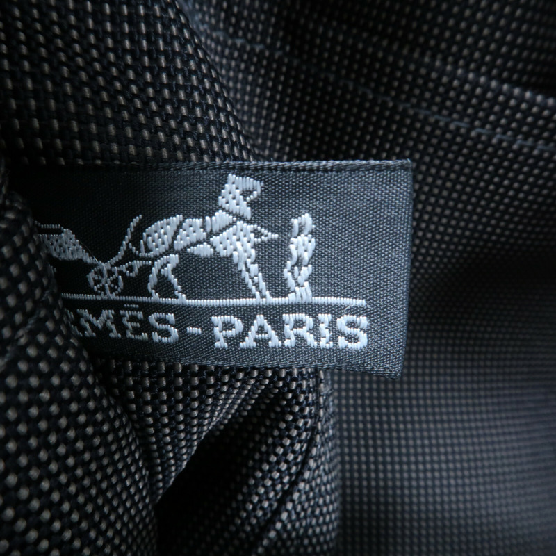 HERMES 【Hermes Fair】帆布Fourre Tout Tote MM銀扣手挽袋-13