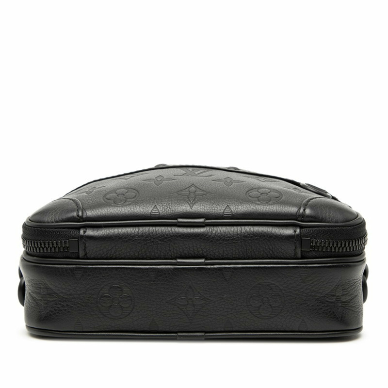 路易威登 Monogram Shadow Alpha Wearable Wallet NV Shoulder Bag M82544 Noir 黑色皮革 男士 LOUIS VUITTON-2