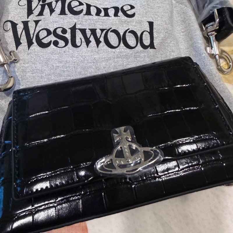 Vivienne Westwood Hazel Bag 鱷魚紋單肩包-3