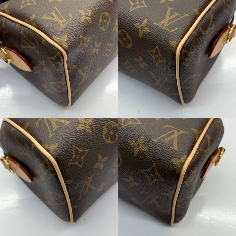 LOUIS VUITTON 路易威登 老花SPEEDY 20 BANDOULIERE 手提斜背包 RFID M45957-4