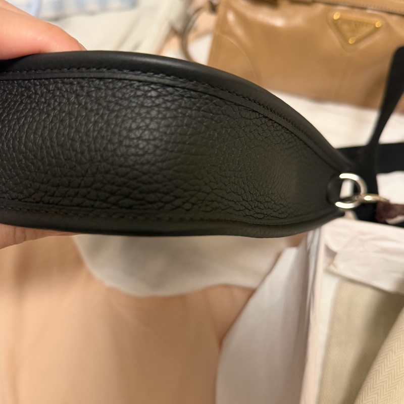 Hermes mini evelyne 黑色銀扣 近全新 愛馬仕 迷你依芙琳 black sliver hw-3