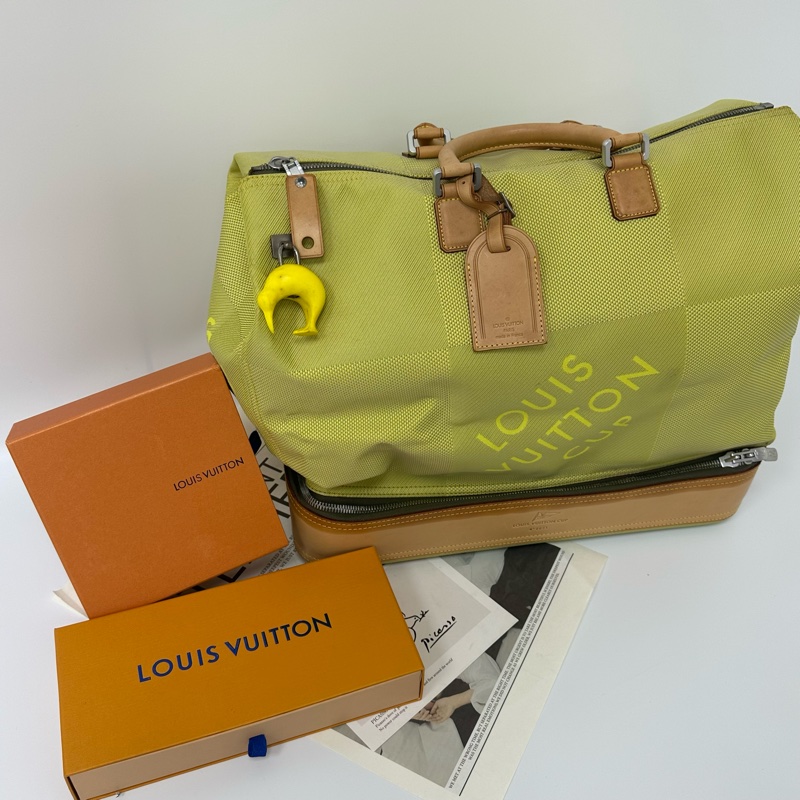 Louis Vuitton 限量帆布旅行袋-0