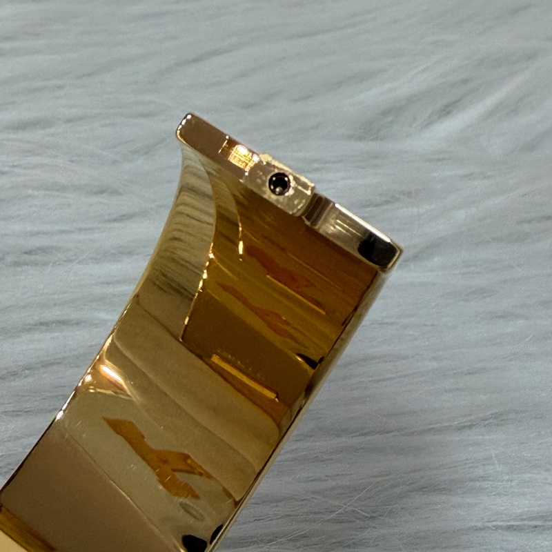 HERMES  金色 丁香紫 艷藍 琺瑯 CLIC H LOGO 寬版 手環 手鐲-14