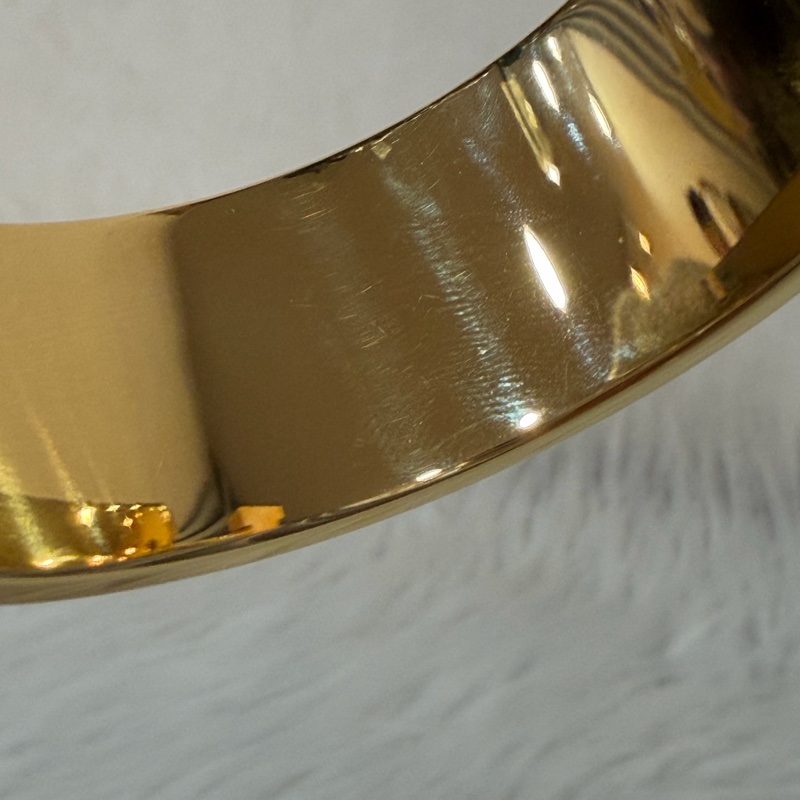 HERMES  金色 丁香紫 艷藍 琺瑯 CLIC H LOGO 寬版 手環 手鐲-19