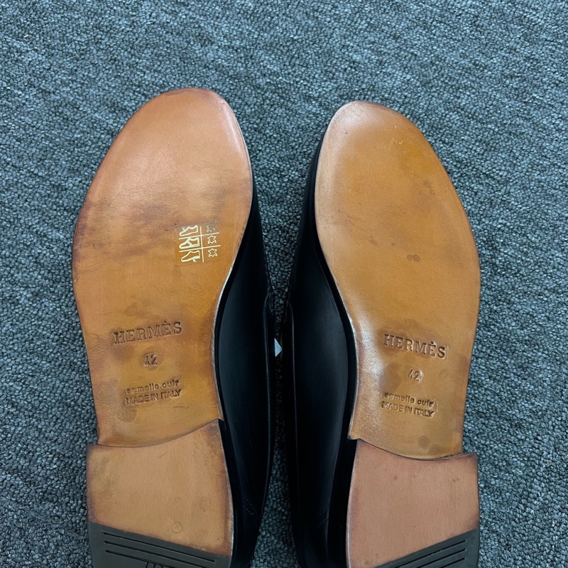 Hermès 愛馬仕皮鞋 男士42碼 🈚附件-5